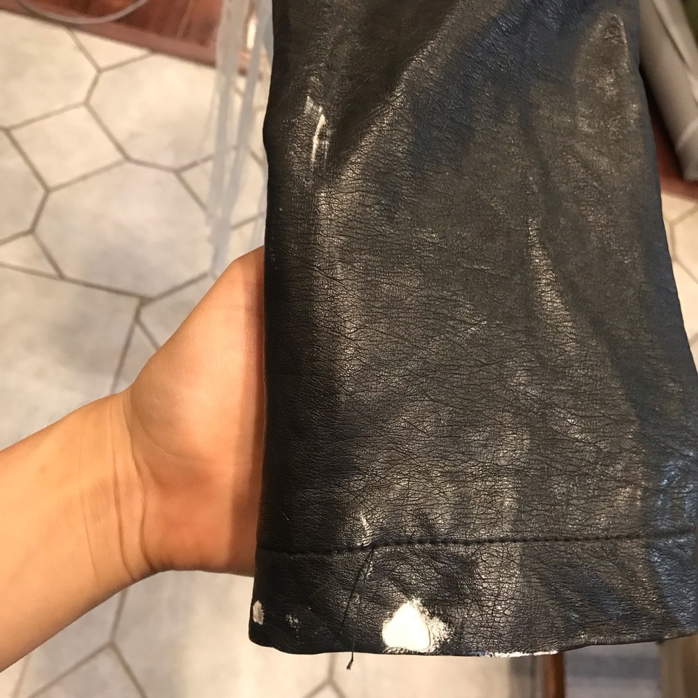 Free People Vegan Leather Jacket - Picture 5 of 8